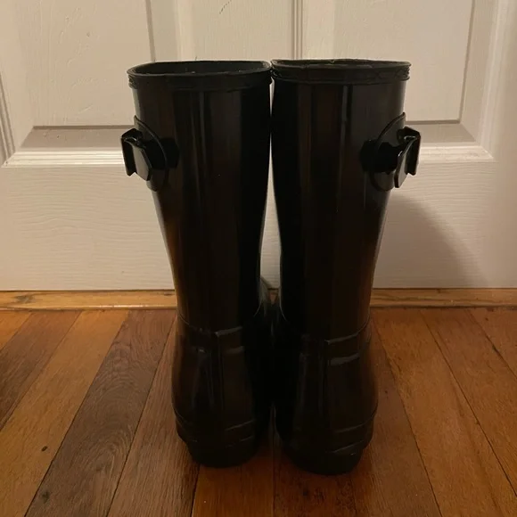 Hunter rain boots short black gloss - Picture 3 of 5